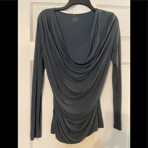 Ann Taylor Loft teal colored shirt